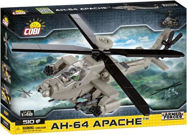 COB5808 - Avión militar AH-64 APACHE – 510 piezas - 1