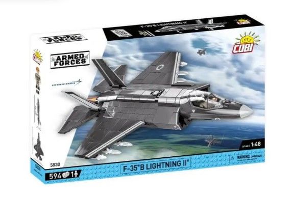 COB5830 - Avión militar F-35B LIGHTNING II RAF – 594 piezas - 1