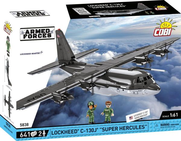 COB5838 - Avión militar LOCKHEED C-130J – Super Hercules – 641 piezas - 1