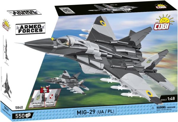 COB5840 - Avión militar MIG-29 UKR/PL – 550 piezas - 1