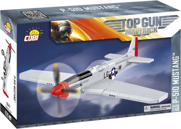 COB5847 - Avión militar TOP GUN P-51D MUSTANG – 145 piezas - 1