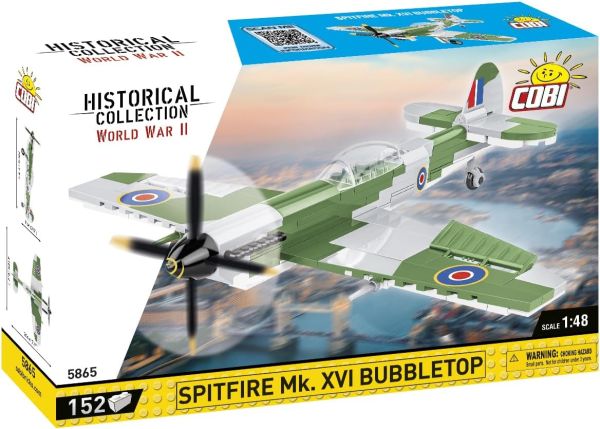 COB5865 - Avión militar SPITFIRE MK.XVI Bubbletop - 152 piezas - 1