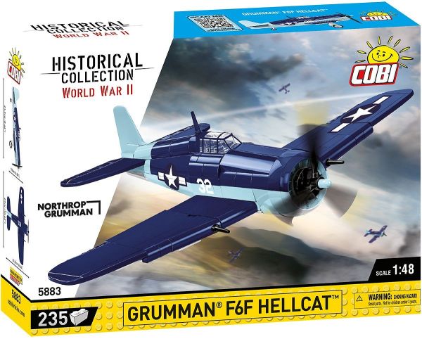 COB5883 - Aviones Militares Grumman F6F Hellcat - 235 Piezas - 1