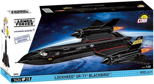 COB5890 - Aviones Militares Lockheed SR-71 Blackbird - Exclusive Edition - 1424 Piezas - 1