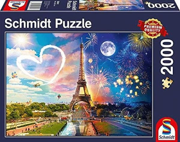 SCM58941 - Puzzle 2000 piezas París de día y de noche - 1