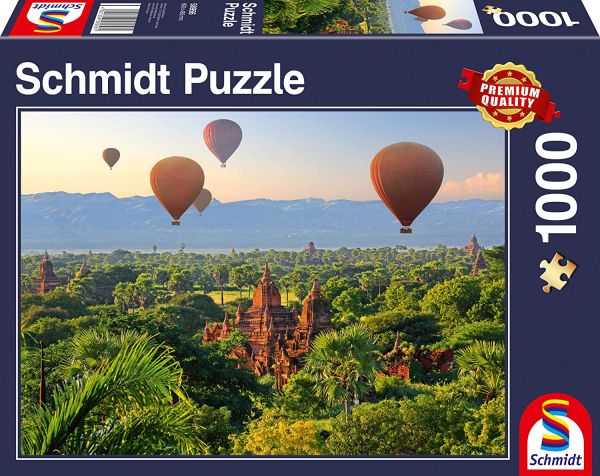 SCM58956 - Puzzle 1000 piezas Globos aerostáticos Mandalay Myanmar - 1