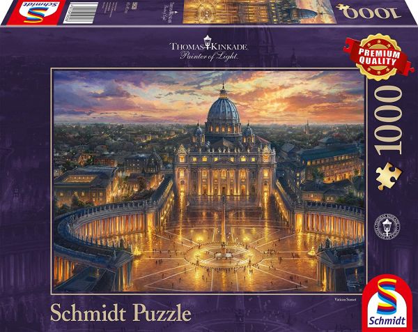 SCM59628 - Puzzle 1000 piezas El Vaticano de Thomas KINKADE - 1