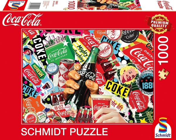 SCM59916 - Puzzle de 1000 piezas de Coca Cola - 1