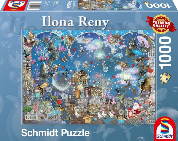 SCM59947 - Puzzle de 1000 piezas Cielo Azul de Navidad - 1