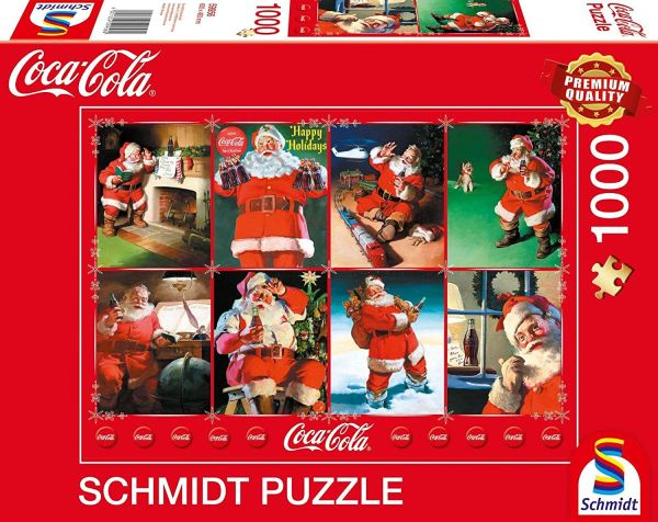 SCM59956 - Puzzle de 1000 piezas de Papá Noel COCA COLA - 1