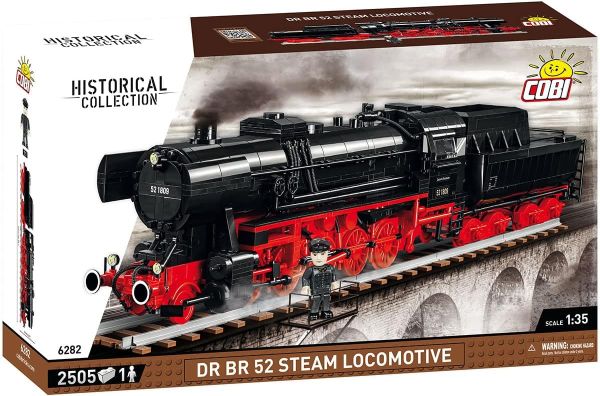 COB6282 - Locomotora de vapor DR BR 52 – 2505 piezas - 1