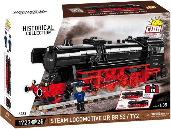 COB6283 - Locomotora STEAM DR BR 52/Tipo 2 – 1723 piezas - 1