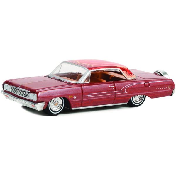 GREEN63030-B - CHEVROLET Impala 1964 California Lowriders rojo metalizado se vende en blister - 1