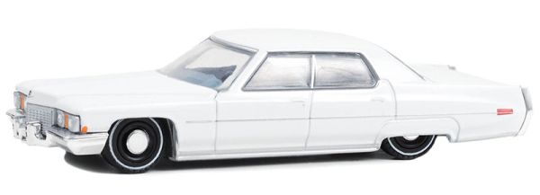 GREEN63040-D - CADILLAC Sedan deville 1972 blanco de la serie CALIFORNIA LOWRIDERS bajo blister - 1