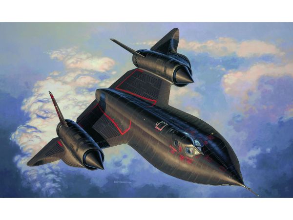 REV63652 - Juego de maquetas del avión de combate Lockheed SR-71 Blackbird con pintura para montar - 1