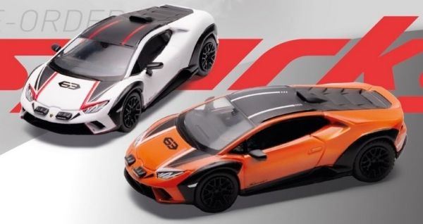 SPAYCOMBO64009 - LAMBORGHINI Huracan Sterrato Combo Set blanco y naranja - 1