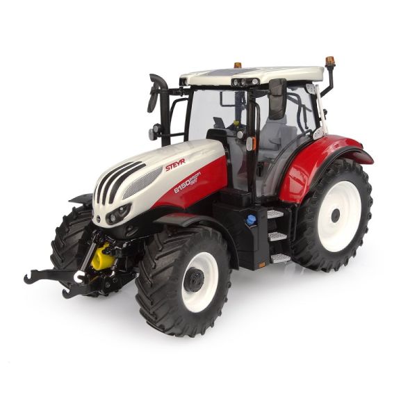 UH6461 - STEYR 6150 Profi CVT 2023 blanco y rojo - 1