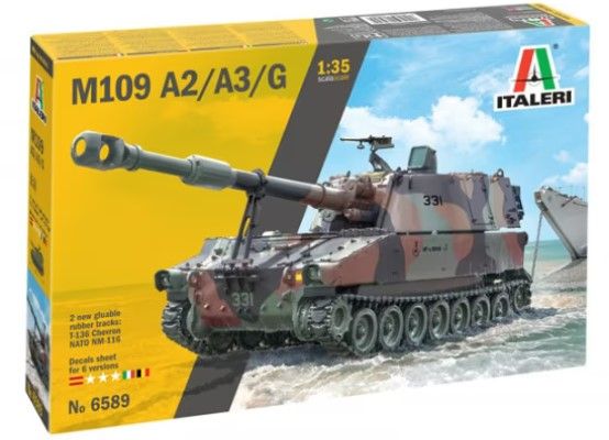 ITA6589 - Tanque M-109/ A2-A3-G para ensamblar y pintar - 1