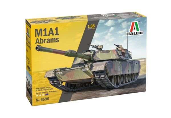 ITA6596 - Tanque M1Al/A2 Abrams para montar y pintar - 1