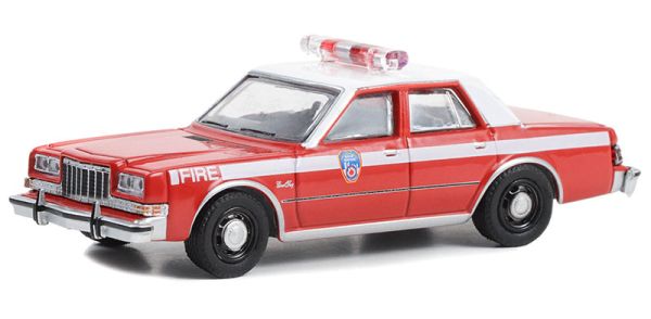 GREEN67050-C - PLYMOUTH Gran Fury 1985 Cuerpo de bomberos de Nueva York de la serie FIRE & RESCUE en blisters - 1