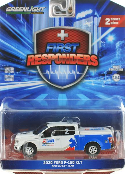 GREEN67060-F - 2020 FORD F-150 XLT AMR Safety Team de la serie FIRST RESPONDERS en blister - 1