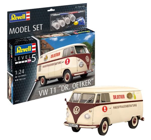 REV67677 - Modelo con pintura para montar - VW T1 Dr. Oetker - 1