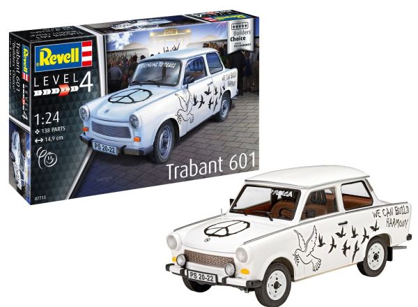 REV67713 - Trabant 601S para montar y pintar con accesorios - 1