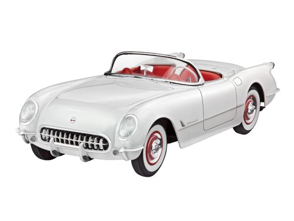 REV67718 - JUEGO DE MODELOS - CHEVROLET Corvette Roadster 1953 para montar con pintura - 1