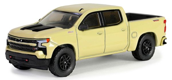 GREEN68050-C - CHEVROLET Silverado LT Trail boss 2023 beige de la serie SHOWROOM FLOOR, en blister - 1