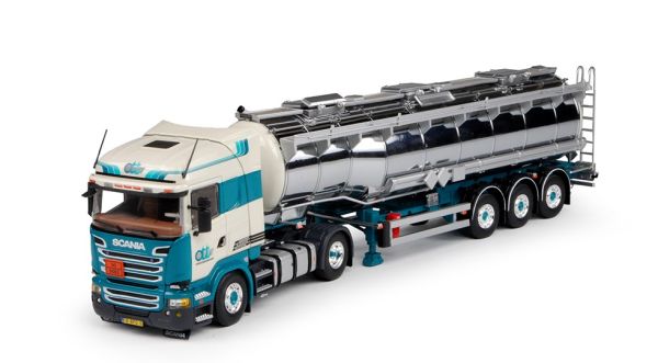 TEK68699 - SCANIA R13 4x2 con remolque cisterna de 3 ejes OUDEN TANK TRANSPORT - 1