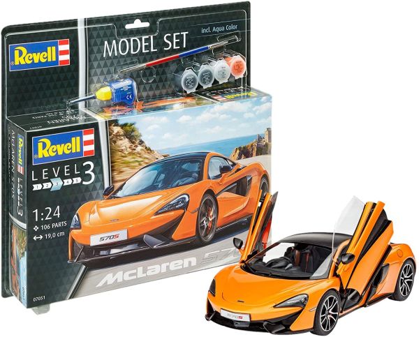 REV67051 - McLAREN 570S maqueta set con pintura para montar - 1