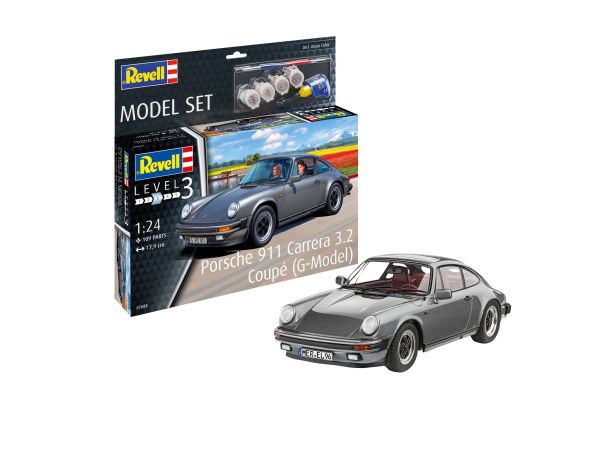 REV67688 - JUEGO DE MODELOS PORSCHE 911 Carrera 3.2 Coupe con esquema de pintura - 1