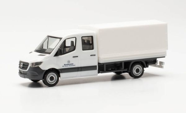 HER700788 - MERCEDES SPRINTER blanco doble cabina BUNDSWEHR FUHRPARK SERVICE - 1