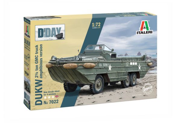 ITA7022 - DUKW versión GMC anfibia de 2 ½ toneladas – 80 Aniversario del DÍA D para montar y pintar - 1