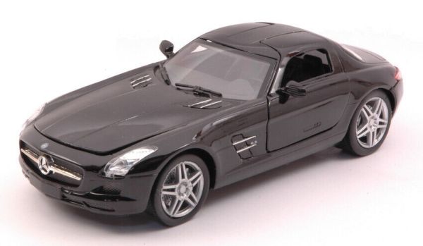 NEW71263C - MERCEDES-BENZ SLS AMG negro - 1