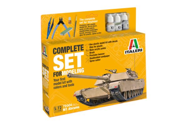 ITA72004 - Kit de iniciación M1 Abrams para montar y pintar - 1