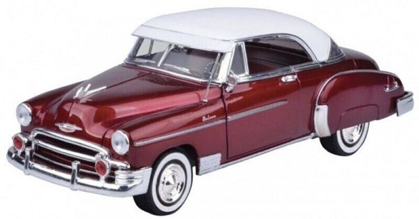 MMX73111ROUGE - CHEVROLET Bel Air 1950 rojo metalizado - 1