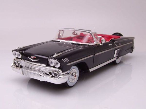 MMX73112NOIR - 1958 CHEVY Impala descapotable negro - 1