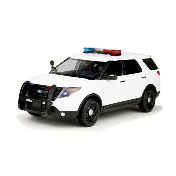 MMX73995 - FORD Interceptor Utility 2015 Policía con Sonidos y Luces Blanco - 1