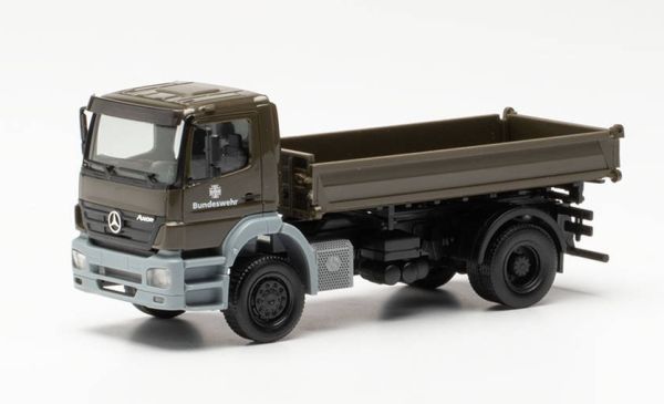 HER746946 - MERCEDES AXOR 4x2 con volquete BUNDESWEHR - 1