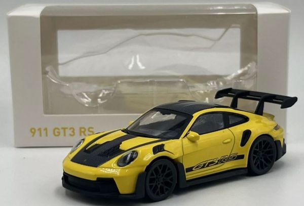 NOREV750063 - PORSCHE 911 GT3 RS 2022 Amarillo con pegatinas negras - Jet-car - 1