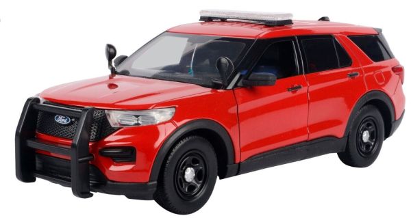 MMX76988ROUGE - FORD Police Interceptor utilitario 2022 rojo - 1