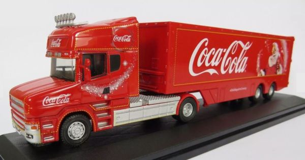 OXF76TCAB004CC - SCANIA T CAB 4x2 con remolque 2 Ejes COCA-COLA Noël - 1