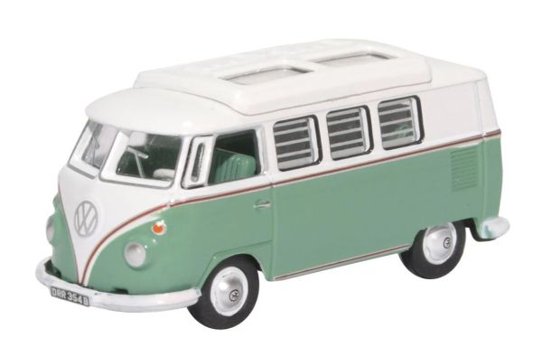 OXF76VWS002 - VOLKSWAGEN Tipo 1 Samba autobús azul turquesa y blanco - 1