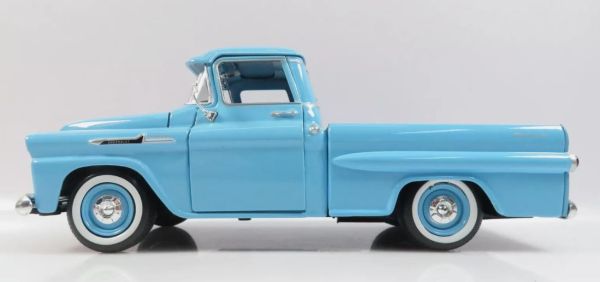 MMAX79311BLEU - CHEVROLET Apache Fleetline pick-up 1958 Azul - 1