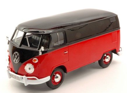 MMX79342ROUGE - Furgoneta VOLKSWAGEN Tipo 2 T1 1959 Negra y roja - 1