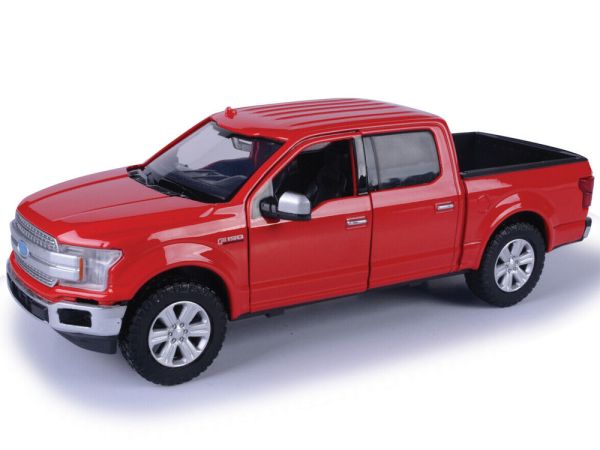 MMX79363RO - 2019 FORD F-150 Lariat Crew Cab Rojo - 1