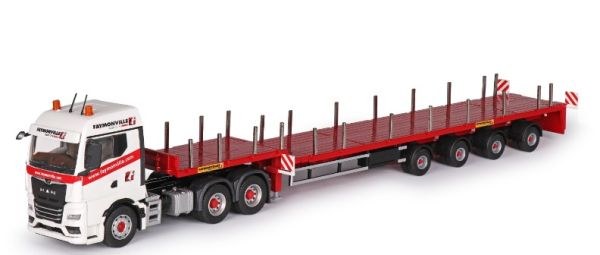 CON80194/0 - MAN TGX GM 6x4 con plataforma FAYMONVILLE TELEMAX de 4 ejes - 1