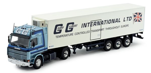 TEK81195 - SCANIA R113 4x2 con remolque refrigerado 3 ejes GILBERT GEOFF - 1