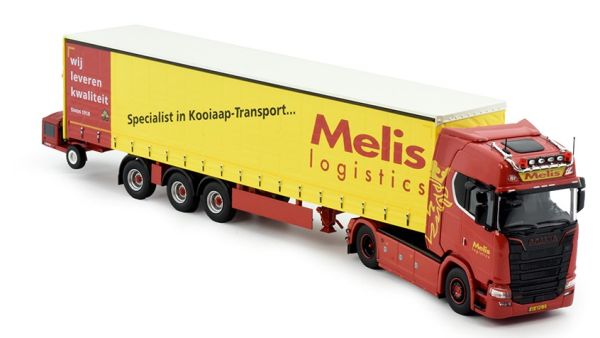 TEK82613 - SCANIA S HIGHLINE 4X2 con remolque de lona de 3 ejes y transpaleta MELIS LOGISTICS - 1